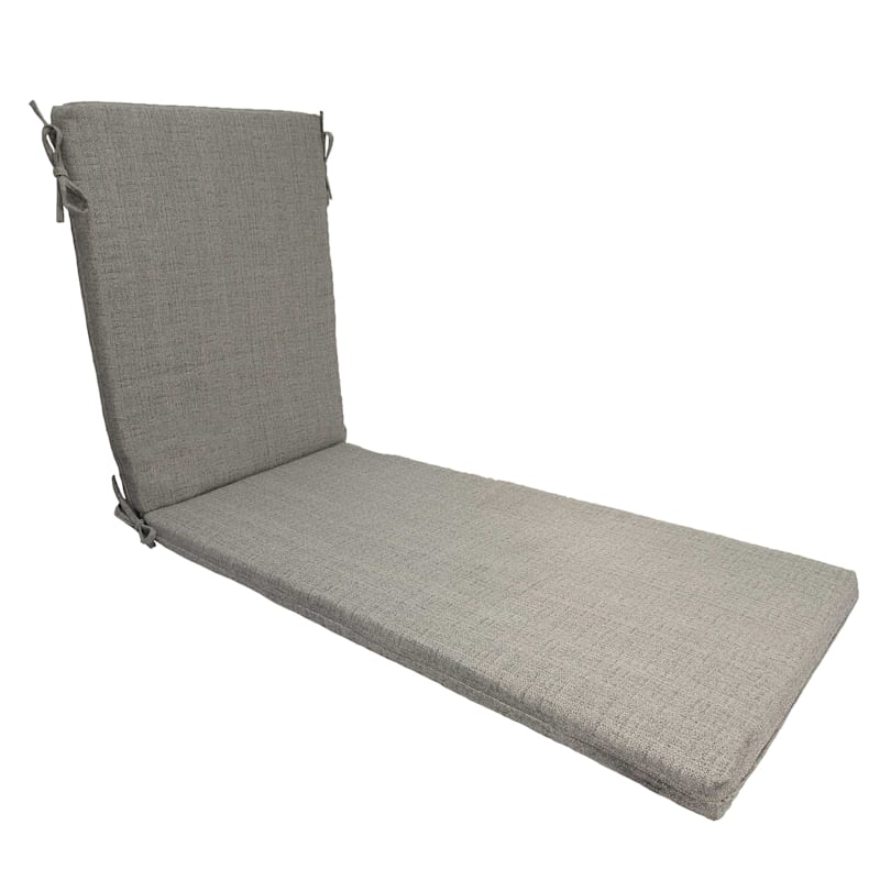 Fiddlestix Linen Premium Basic Outdoor Chaise Lounge Cushion