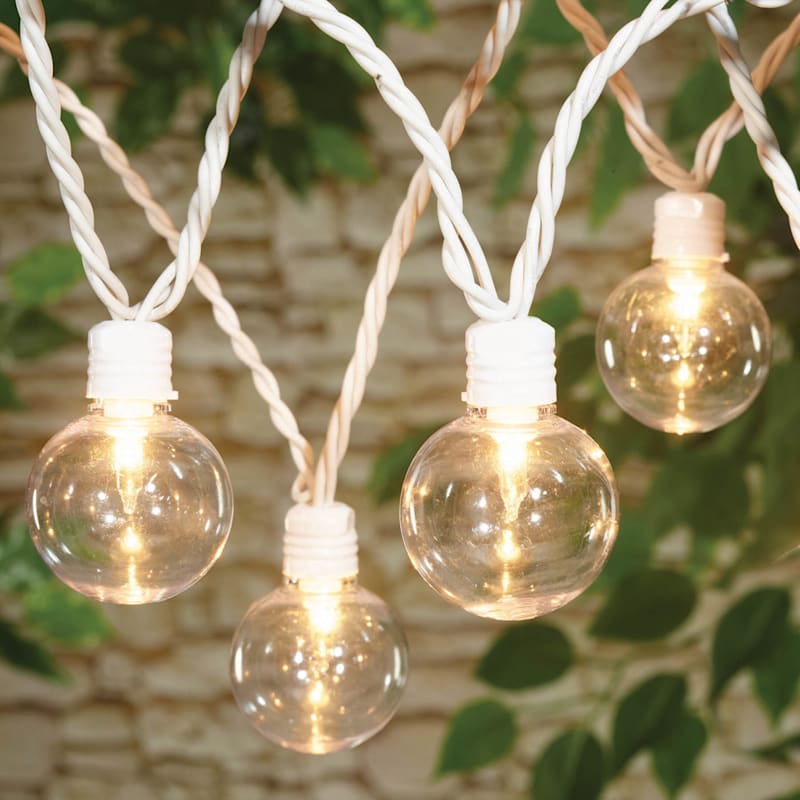 10-Count UL Mini Lantern String Light Set, Silver