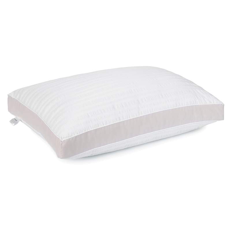 Seersucker Firm Density Bed Pillow Standard Queen