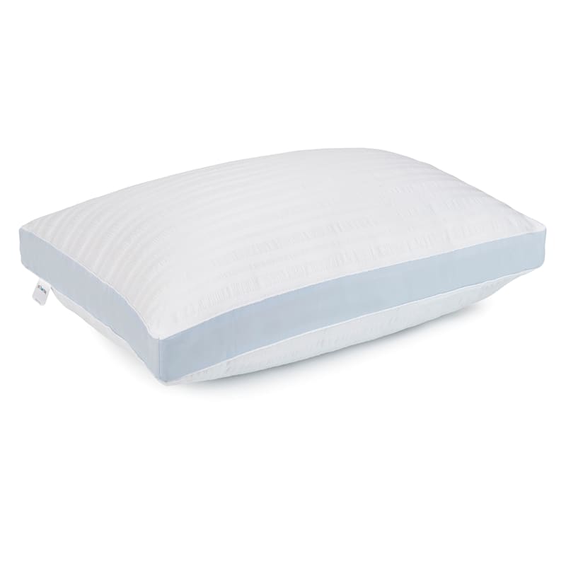 Seersucker Extra Firm Density Bed Pillow, Standard/Queen