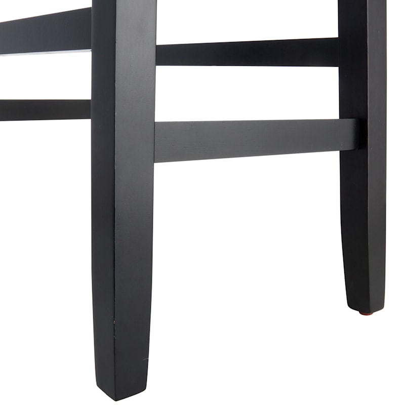 Providence Madison Black Faux Leather Counter Stool 24