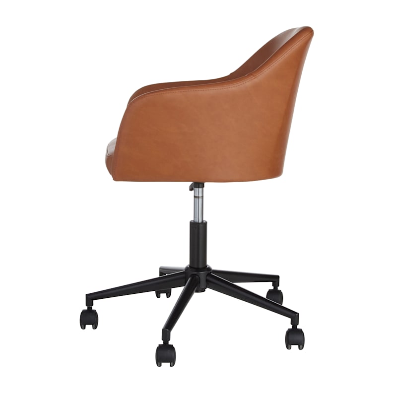 Nash leather on sale swivel desk chair