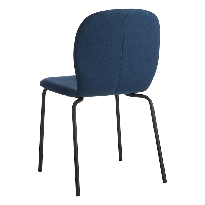 Preston Stackable Dining Chair, Navy Blue