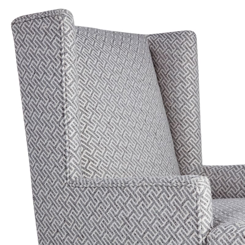 Greek key sales accent chair
