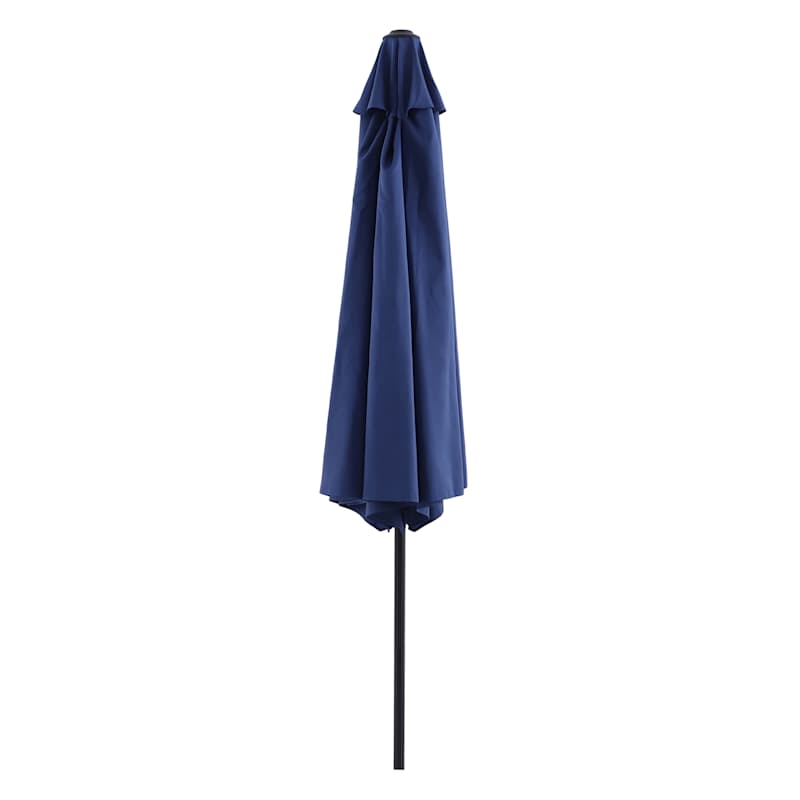 Navy Crank Outdoor Umbrella, 11'