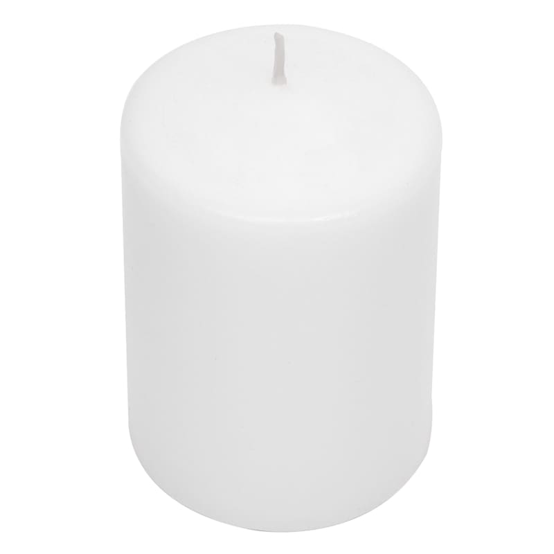 Buy online Unscented Pillar Candles - White now