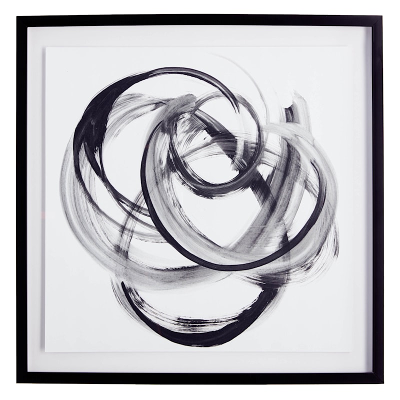 Crosby St. Glass Framed Abstract Print Wall Art, 25