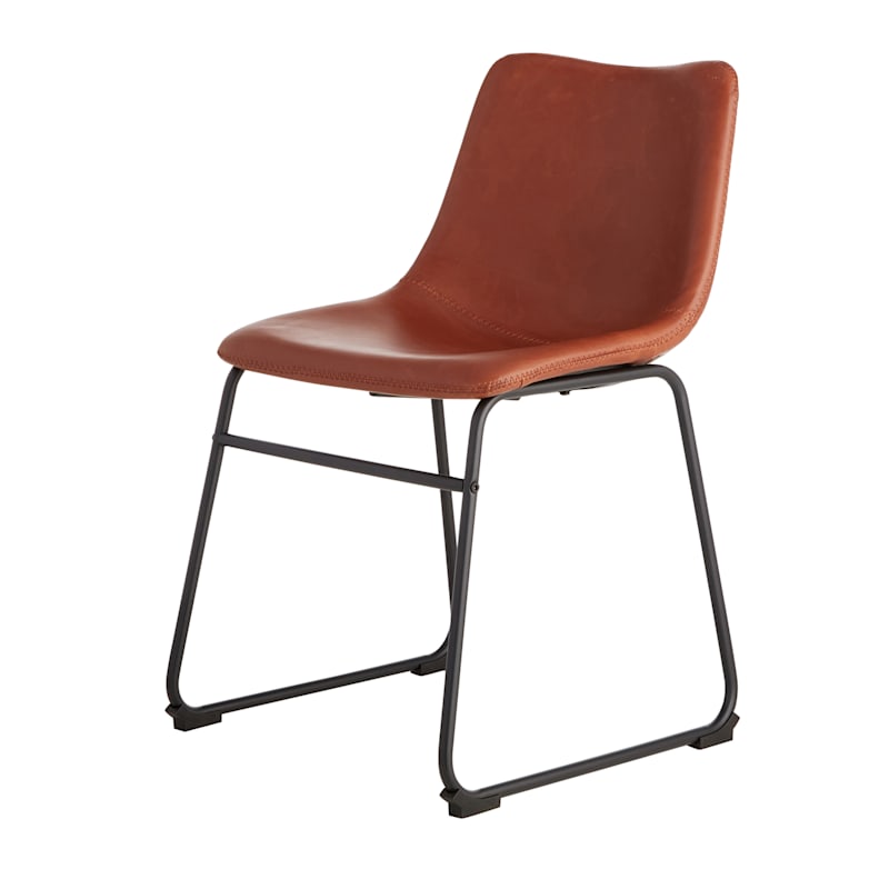 Tan leather outlet chair kmart