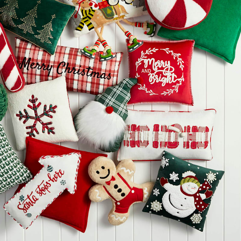 Santa Pillow, Me Want Cookie Christmas Pillow, Holiday Throw Pillows, Funny  Christmas Decor, Cute Christmas Gift 