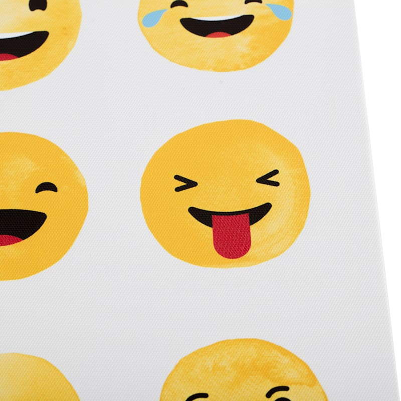12X12 Emojis Canvas Wall Art