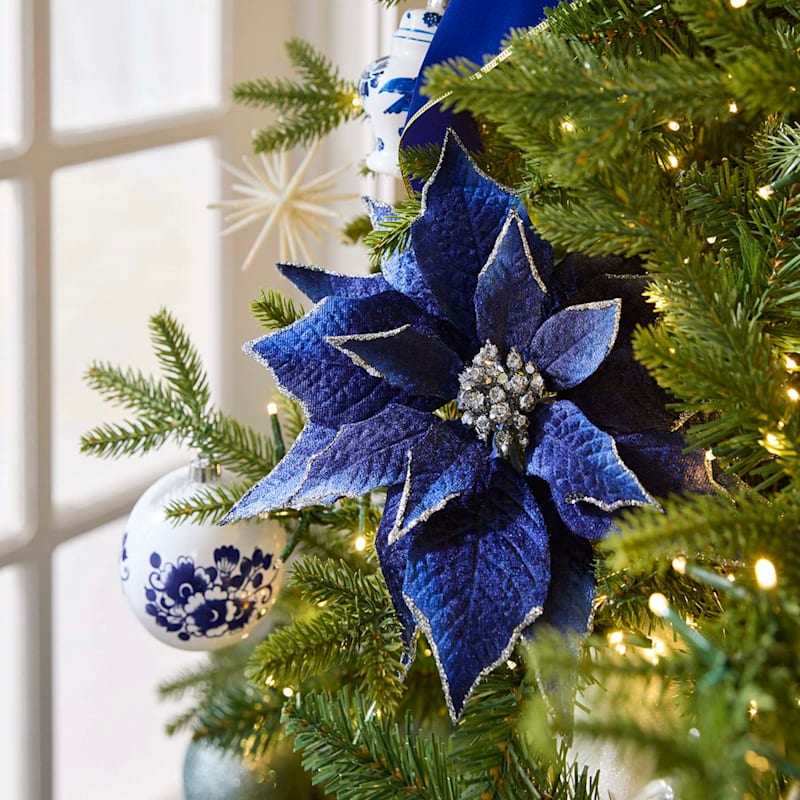 Blue & Silver Holiday Ornaments