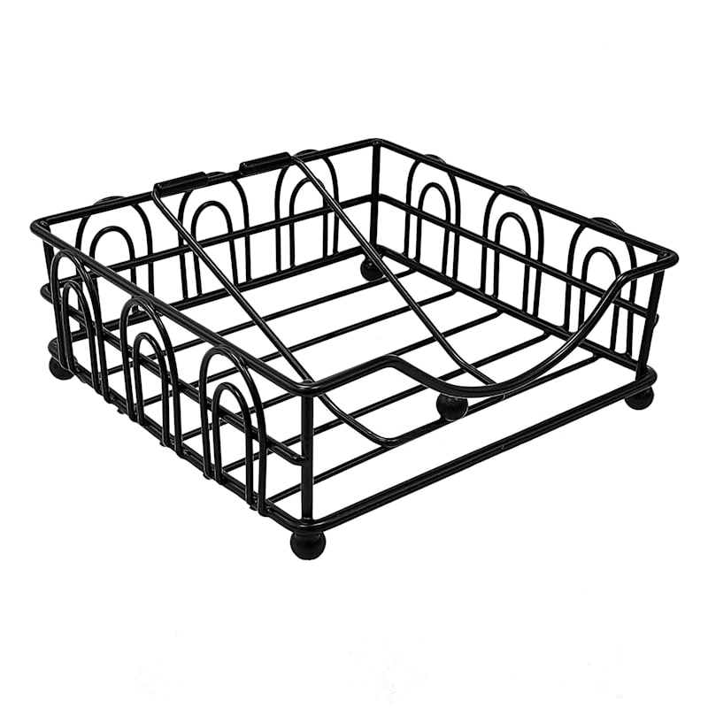 Black Weighted Napkin Holder