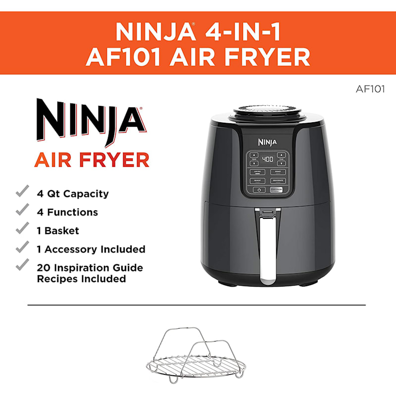 Ninja AF100 AIR FRYER Air Fry/Reheat/Dehydrate w/2 Fan Speeds Works