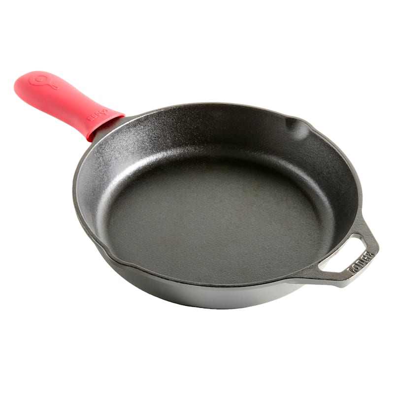https://static.athome.com/images/w_800,h_800,c_pad,f_auto,fl_lossy,q_auto/v1700765369/p/124386011/lodge-cast-iron-skillet-with-red-silicone-handle-10.25.jpg