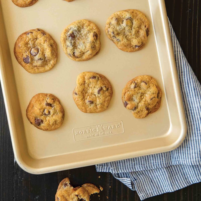 Nordic Ware Gold Nonstick Quarter Baking Sheet, 13x9.5