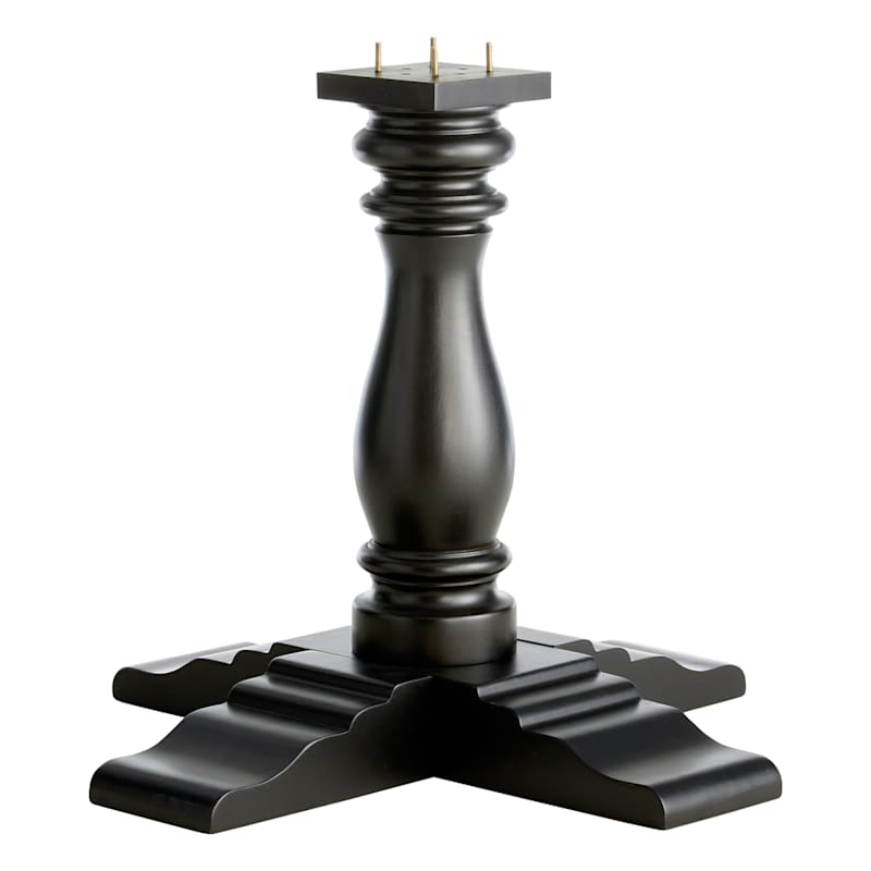 Providence Ava Black Dining Table Base, (Table Top Sold Separately)