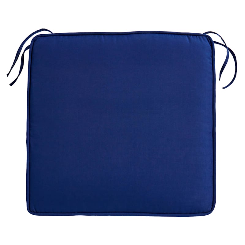 Navy blue outdoor seat cushions shop