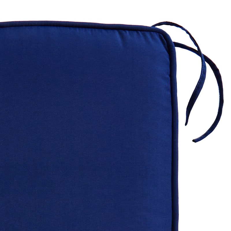 Navy Blue Canvas Single Outdoor Deep Seat Cushion At Home