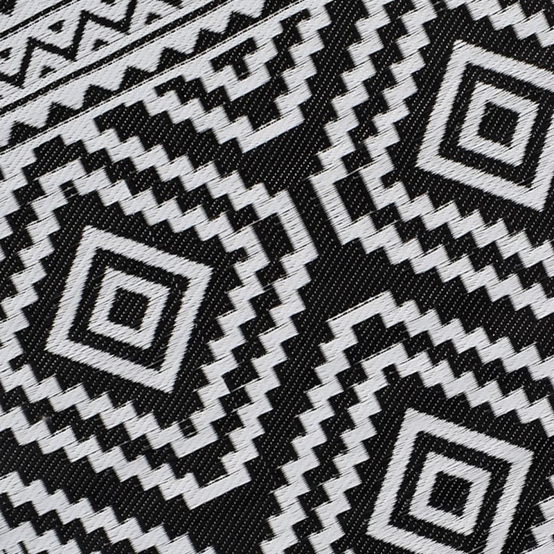 Black Diamond Design Plastic Outdoor Area Rug, 5x7 At Home