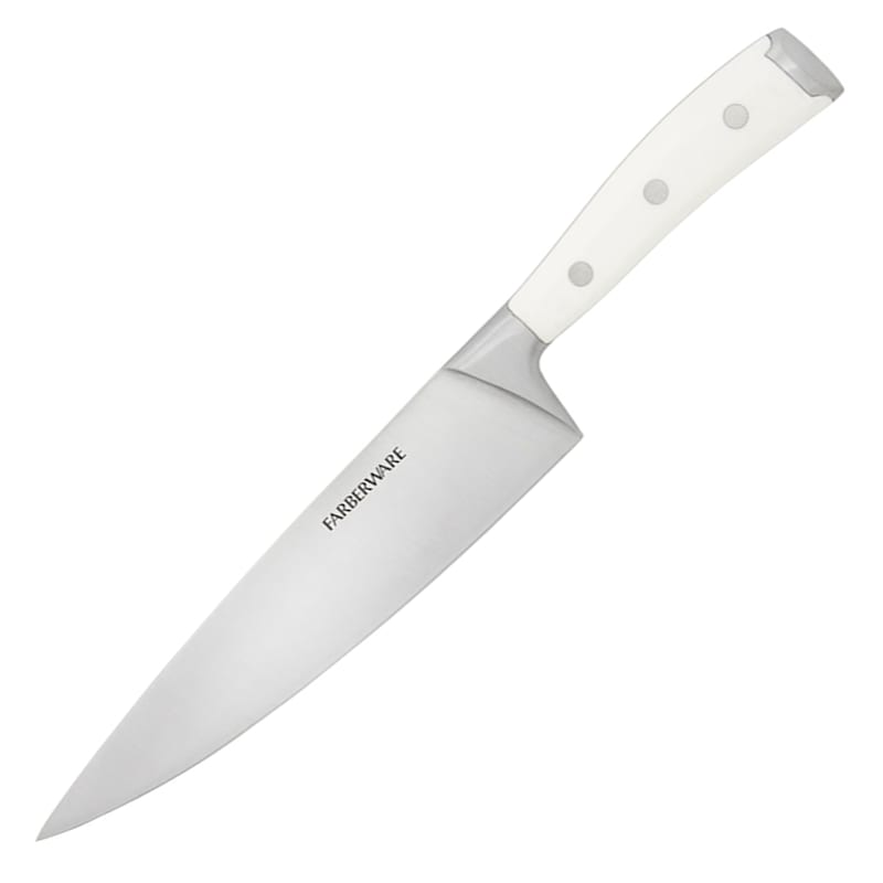 Fingerhut - Farberware 14-Pc. Forged Knife Block Set - White