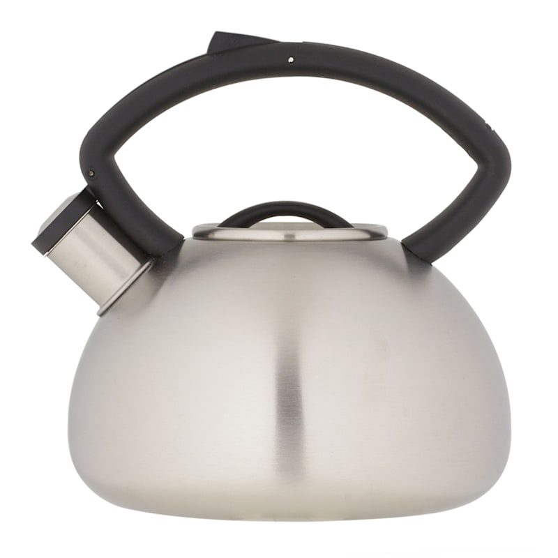 Copco Valencia Silver Stainless Steel Tea Kettle, 2.3qt