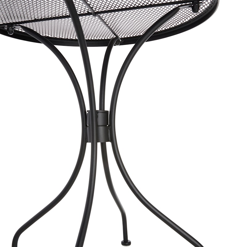 Metal mesh online bistro table