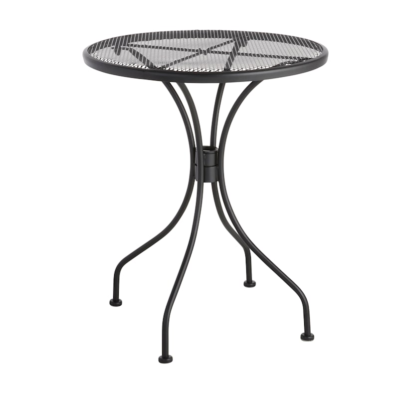 Metal mesh sales bistro table