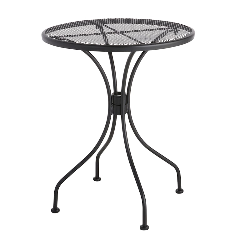 Black bistro on sale table