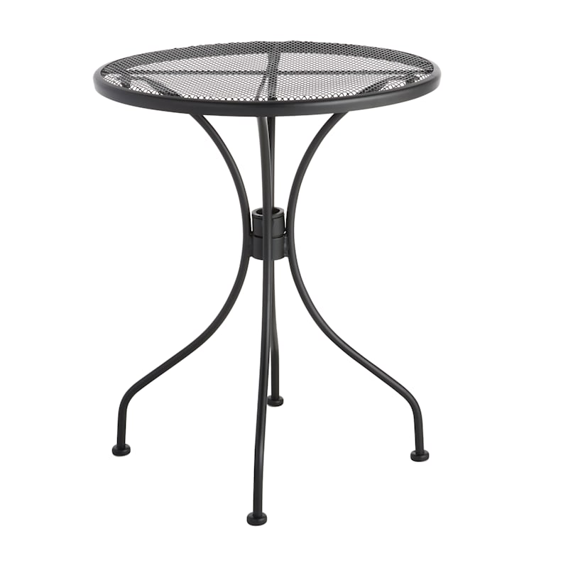 Metal outdoor bistro 2025 table