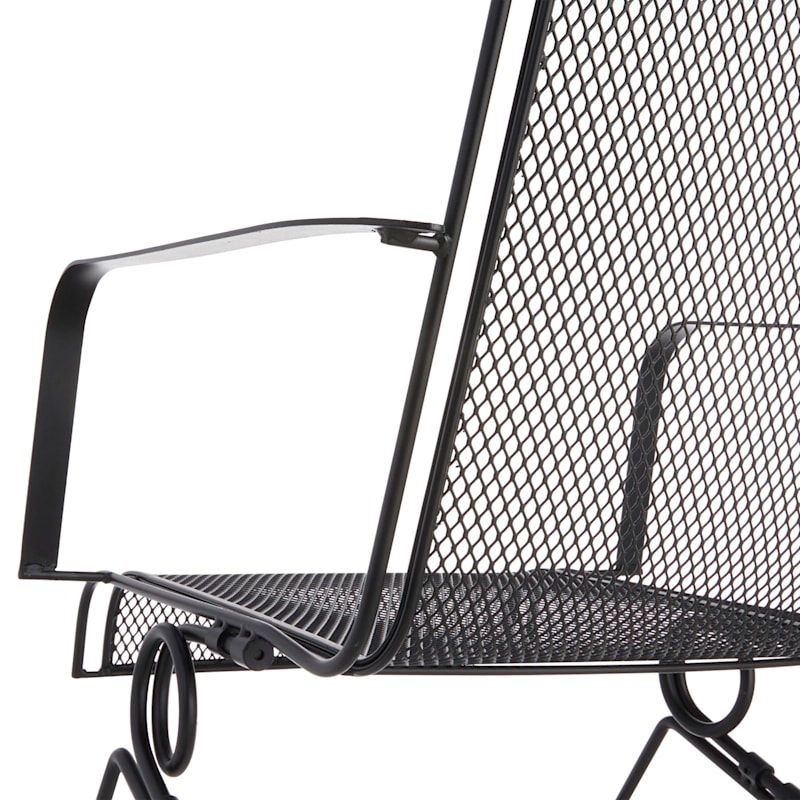 Wrought iron outlet motion chair
