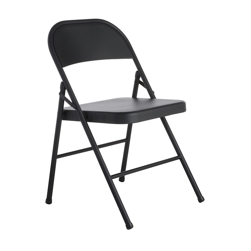 Black Metal Folding Chair Black Metal Folding Chair