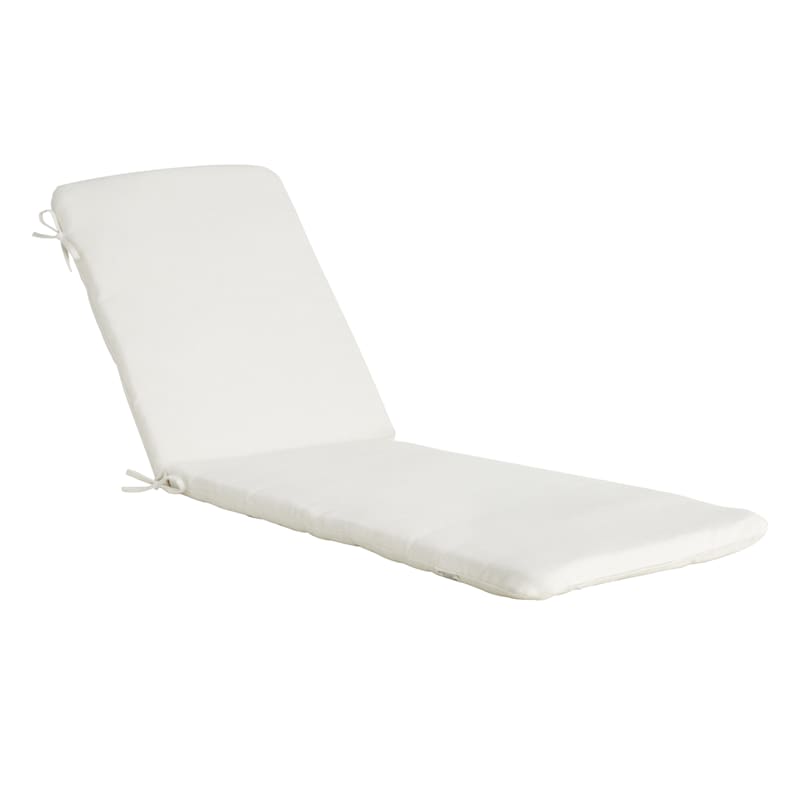 White chaise lounge cushion sale