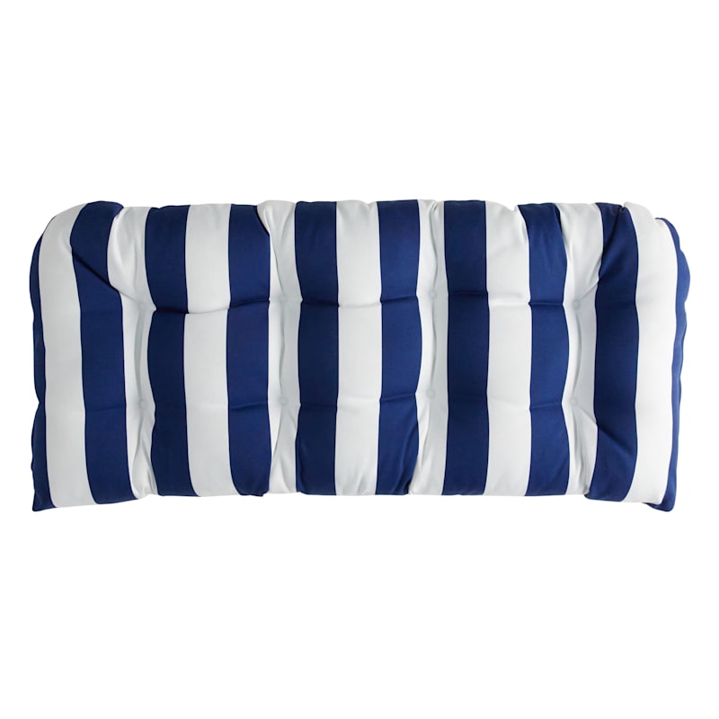 Navy new arrivals settee cushion