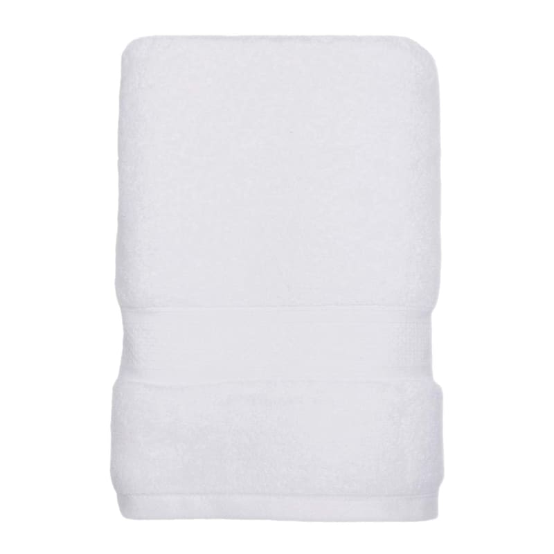 Providence White Hotel Bath Sheet, 33x64