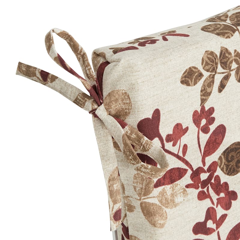Cabrera Sangria Outdoor Hinged Chair Cushion