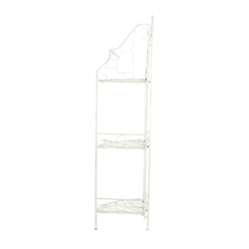 Antique white ladder shelf hot sale