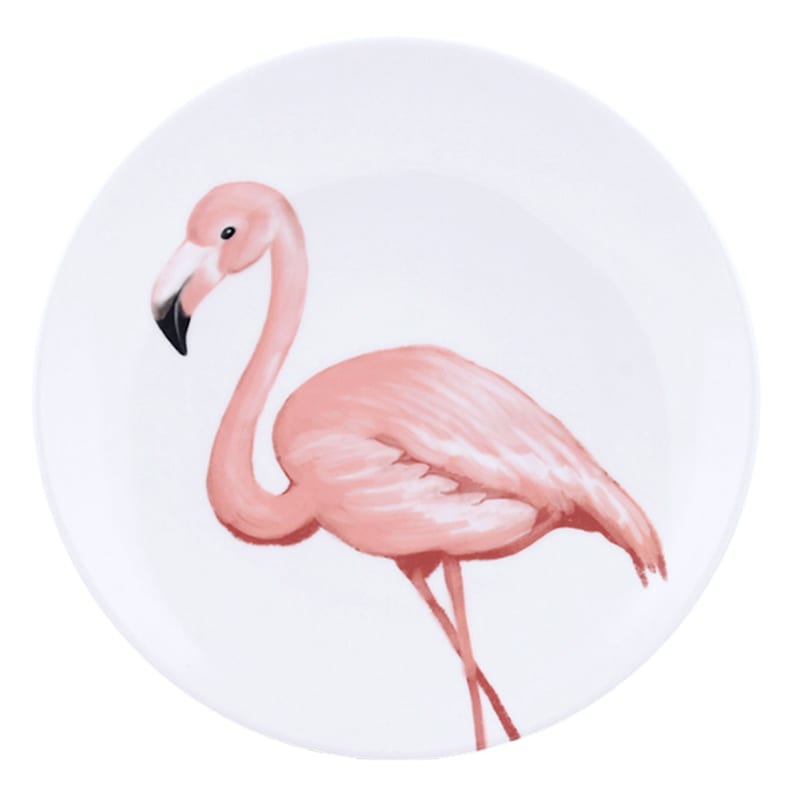 Providence Flamingo Melamine Salad Plate 9