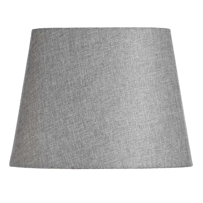 Grey Oval Table Lamp Shade, 9"