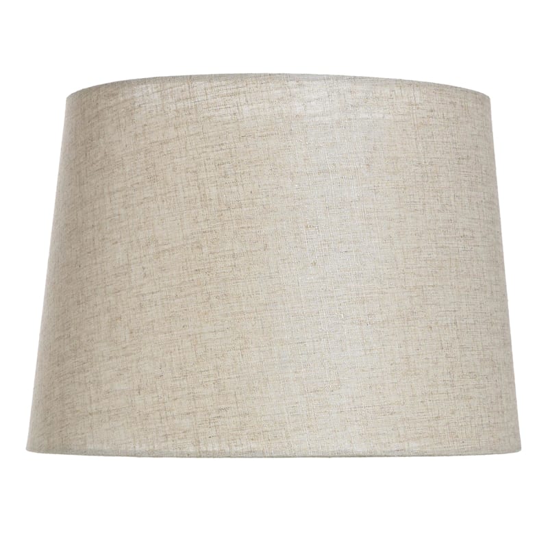 Natural linen drum shade new arrivals
