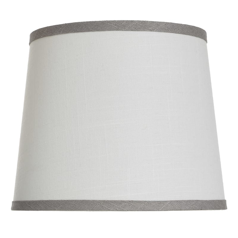 White Accent Lamp Shade 11x9