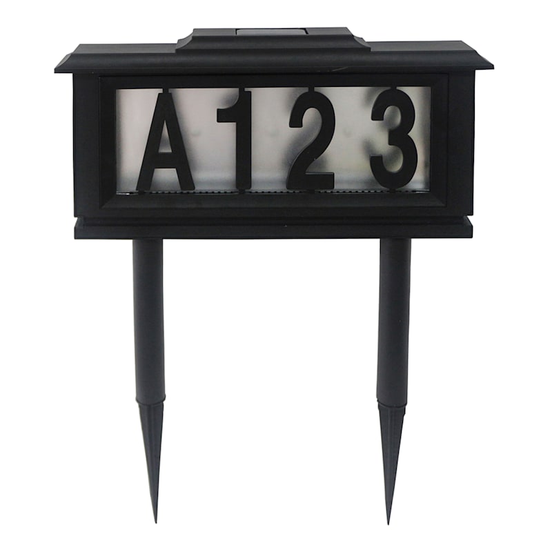 Solar address hot sale light