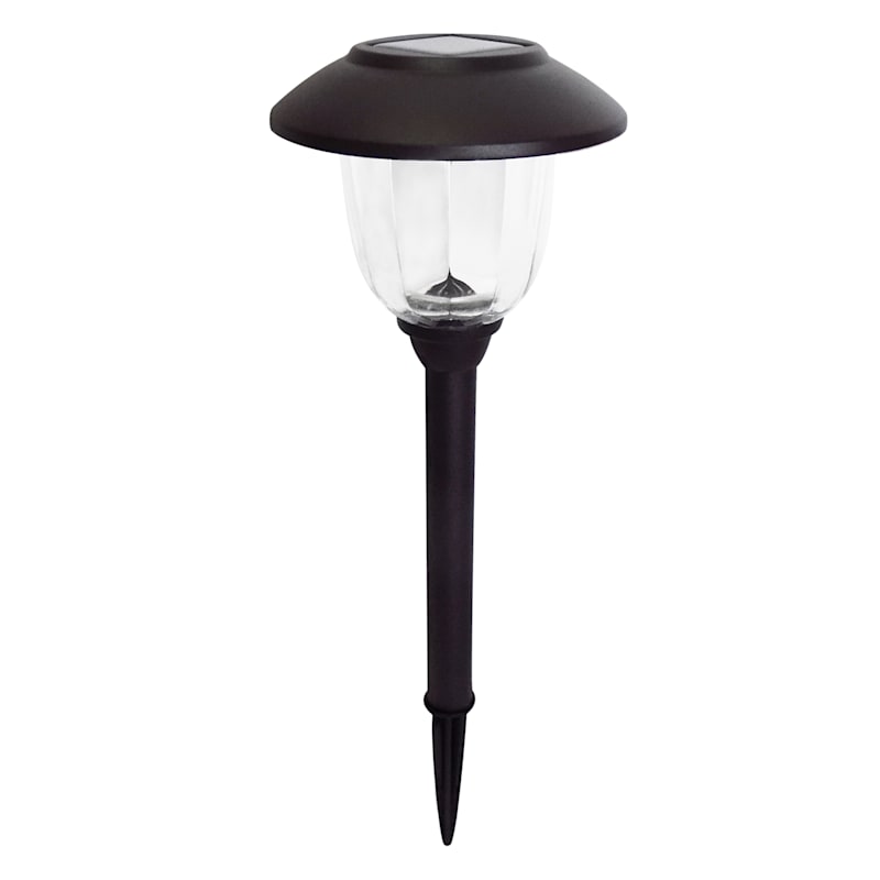 6 Lumens LED Metal Solar Pathway Light Oil Rubbed Bronze