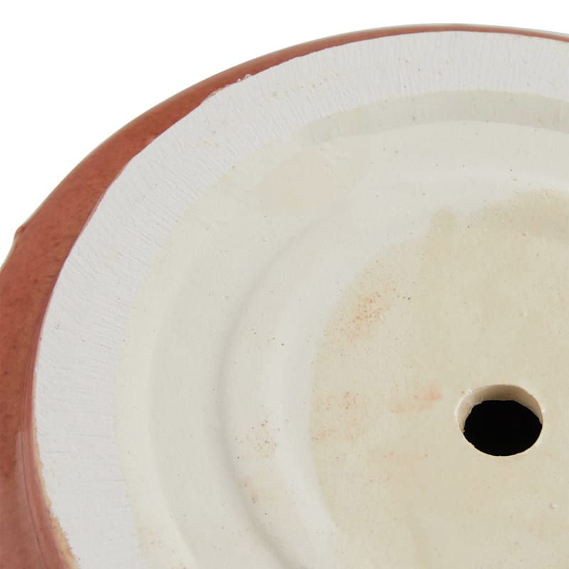 Indoor Blush Reactive Glaze Diamond Planter, Small