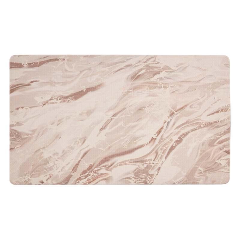 Crosby St. Neutral Marble Antifatigue Kitchen Mat, 18x30