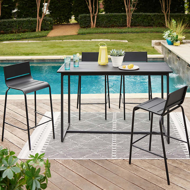 Outdoor bar 2025 black