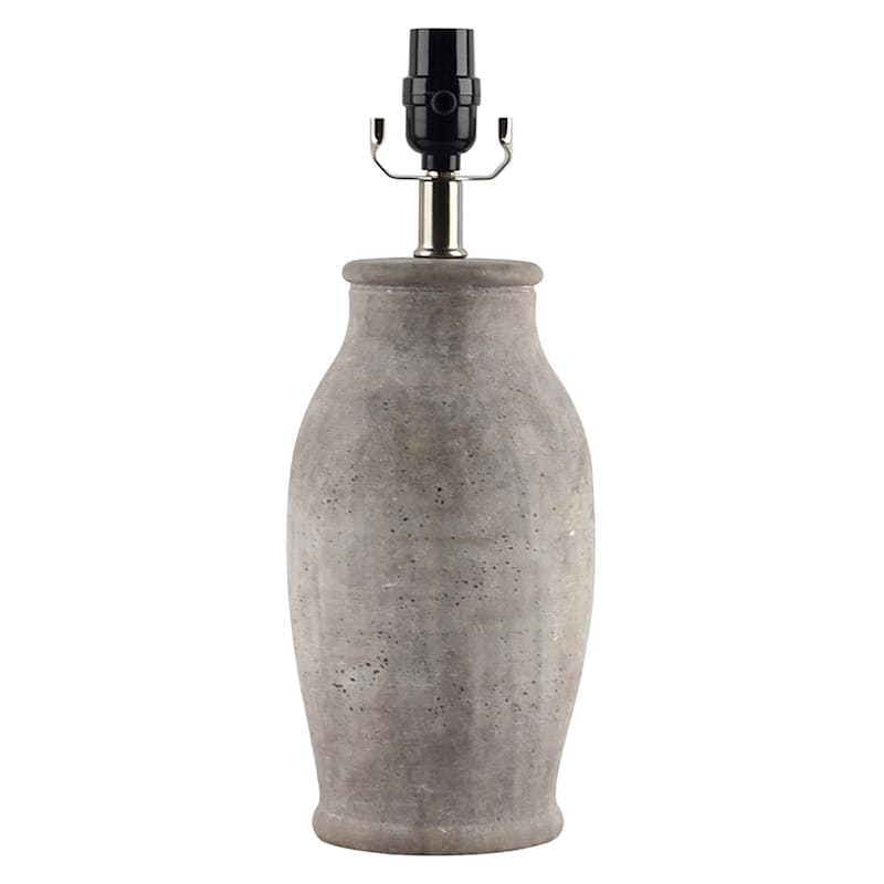 Rustic pottery lamp top