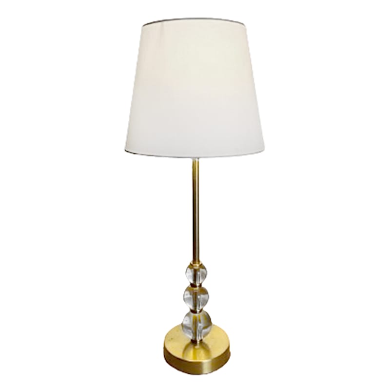 Stacked crystal floor lamp on sale
