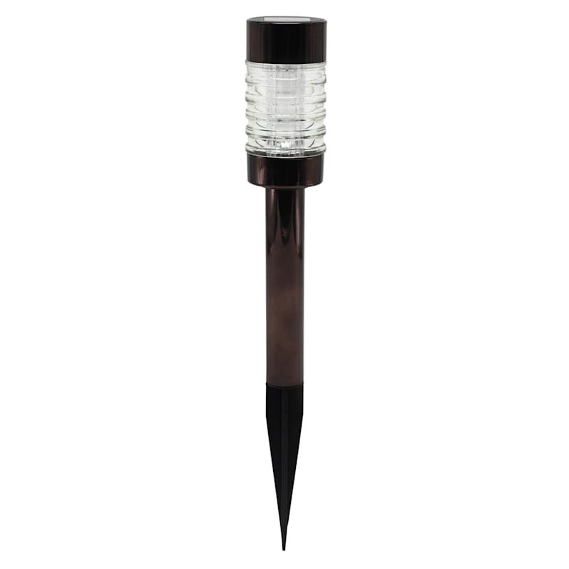 Black solar stake lights discount