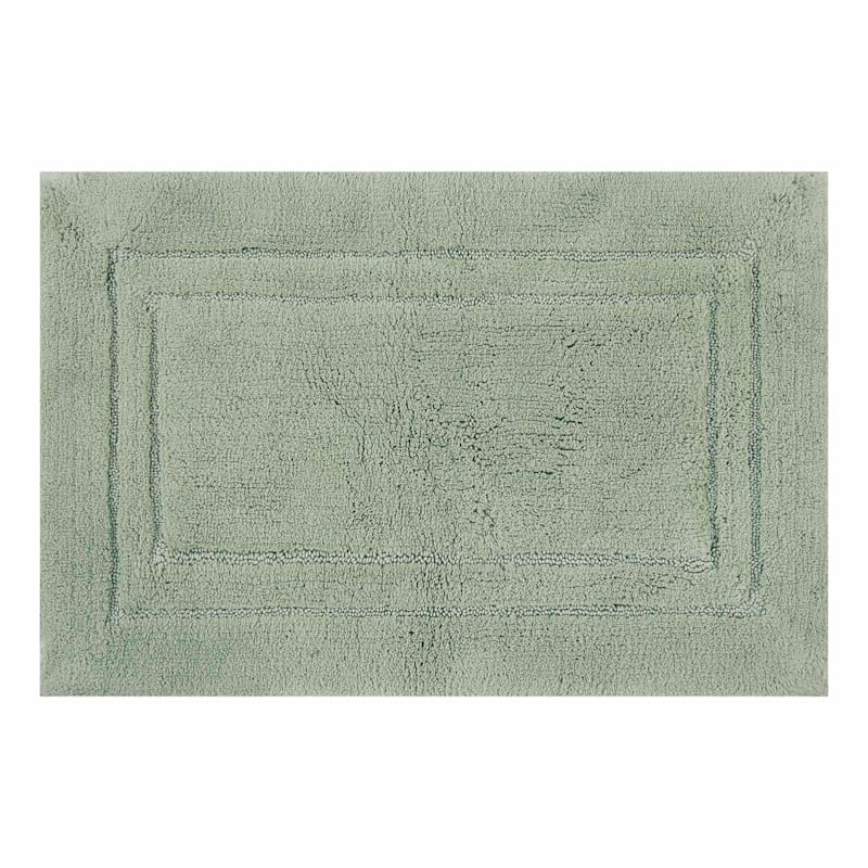 Honeybloom Racetrack Desert Sage Bath Rug, 20x30