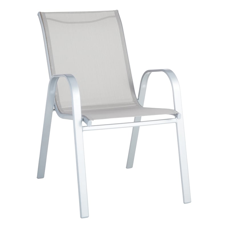Stacking grey string chair online